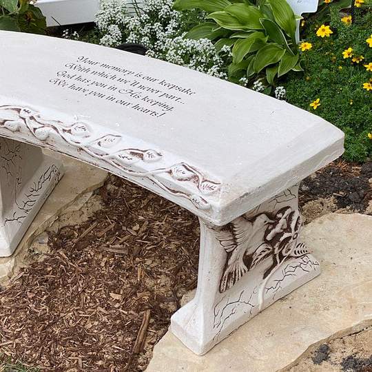 Memorial Benches Personalized Garden Park Tribute Bench The Comfort Company