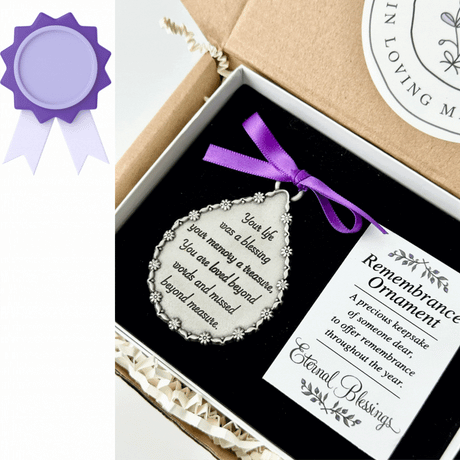 Gift-Boxed Memorial Ornament | Your Life Was a Blessing