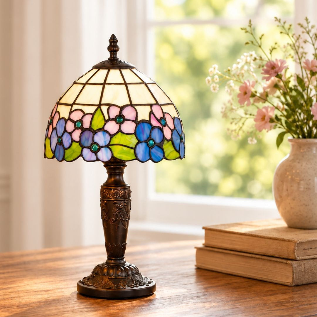 Forget-Me-Not Memorial Keepsake Lamp