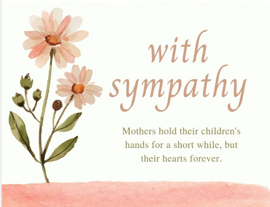 Loss of Mother ecards