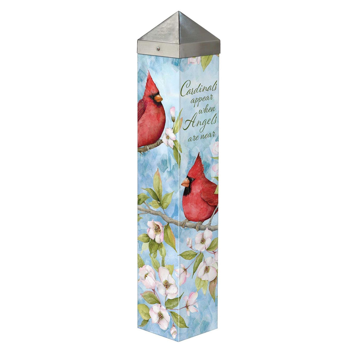 Memorial Garden Art Pole | When Angels are Near - The Comfort Company