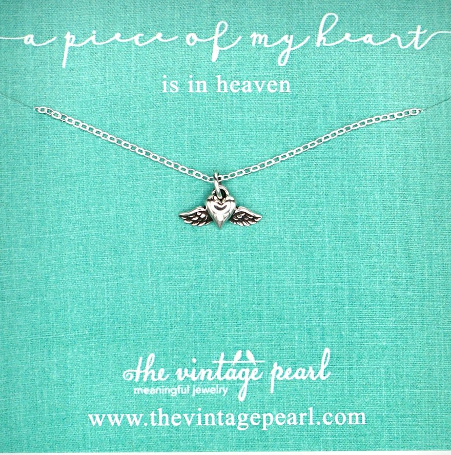 Memorial Necklace - A Piece of My Heart - The Comfort Company