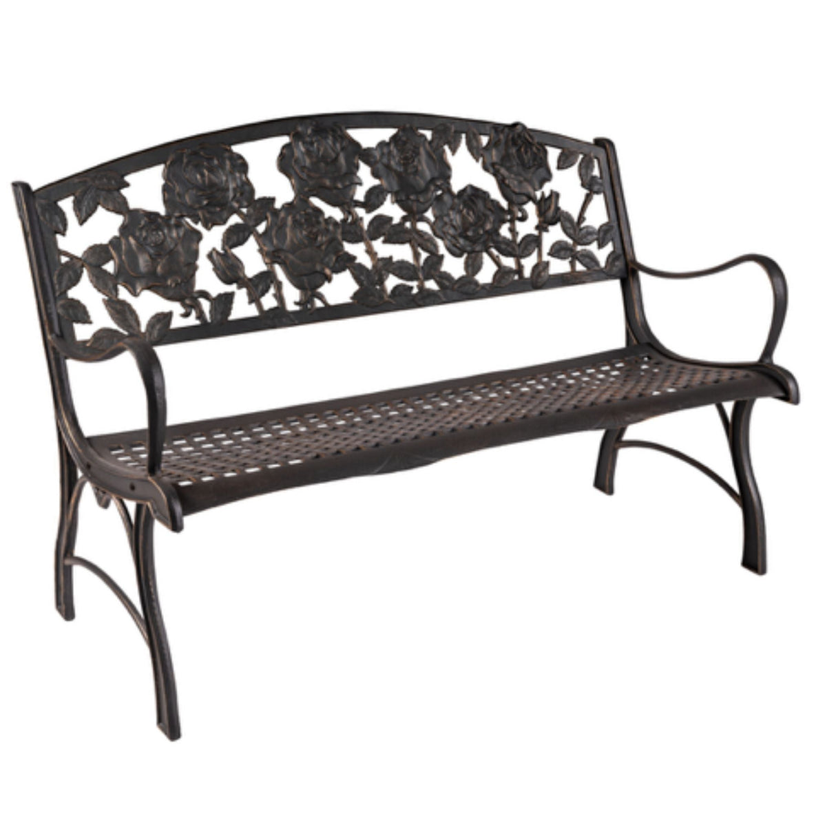 Rose Bench | Everlasting Love Outdoor Bench - The Comfort Company