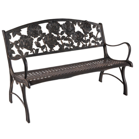 Rose Bench | Everlasting Love Outdoor Bench - The Comfort Company