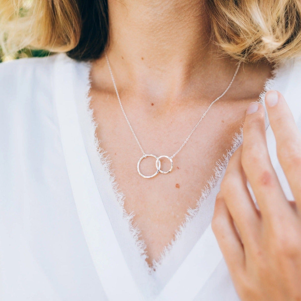 Eternal Rings Memorial Necklace for Loss of Mother Gift - The Comfort Company