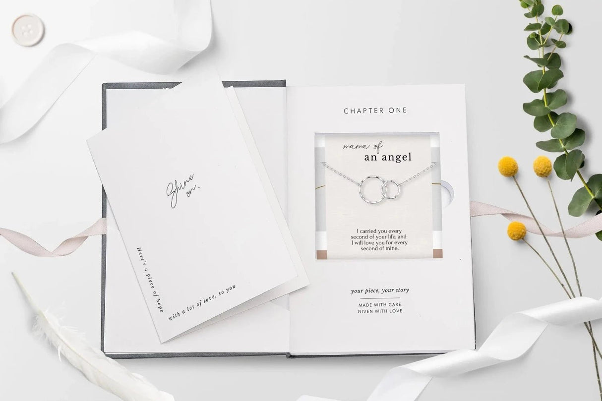 Eternal Rings Miscarriage Remembrance Necklace - The Comfort Company