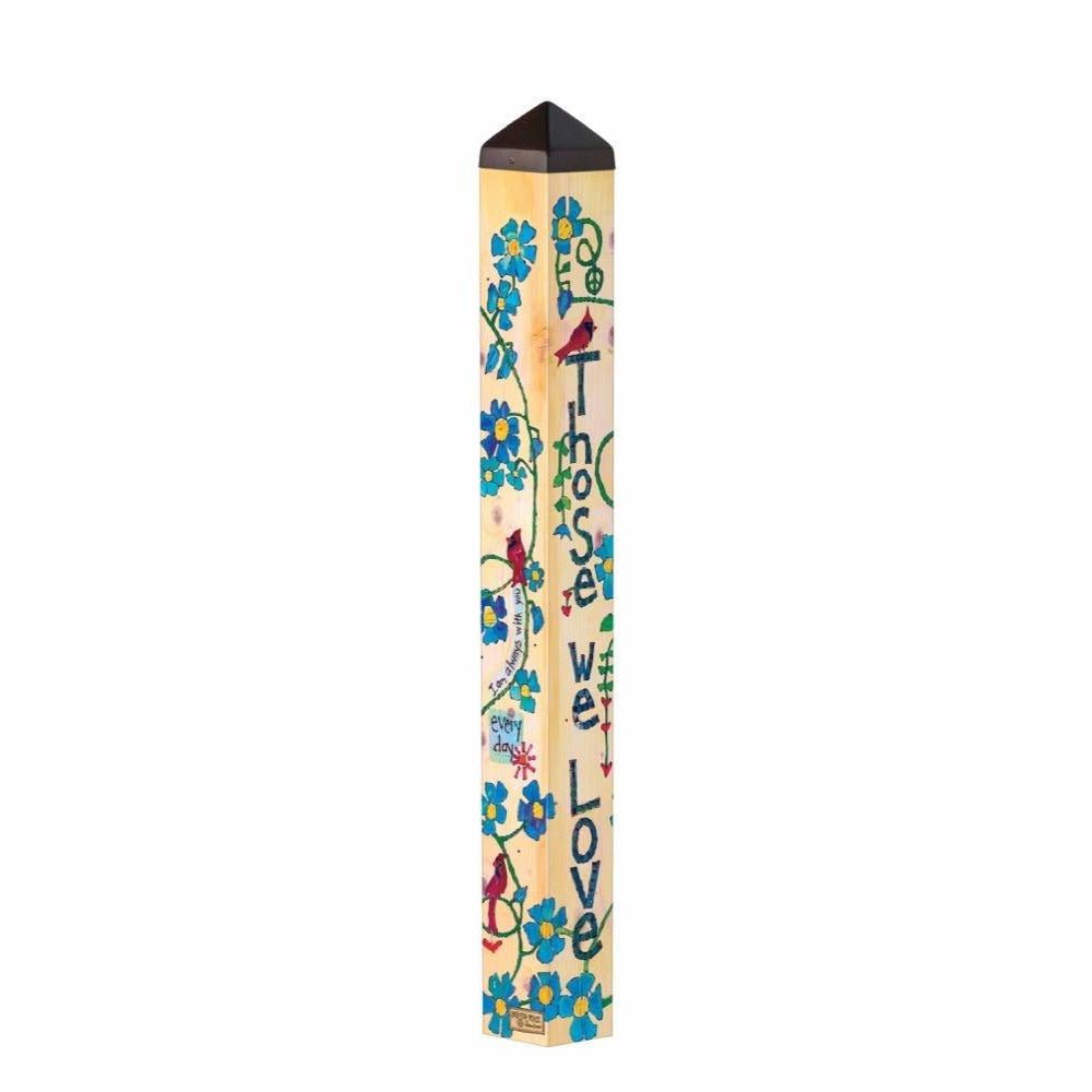 Memorial Garden Art Pole | Always Near - The Comfort Company
