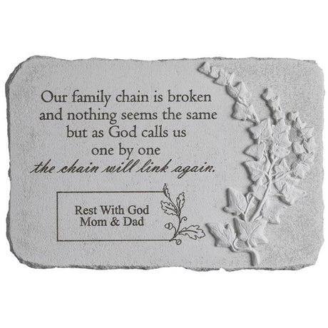 Personalized Garden Memorial | Our Family Chain - The Comfort Company