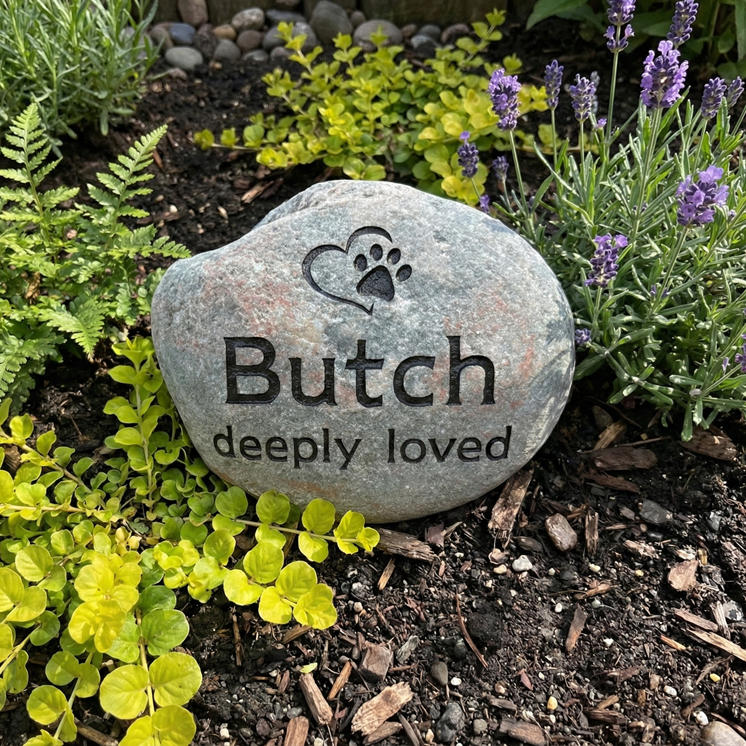 Beautifully Engraved Stones for Loved Ones and Pets - The Comfort Company