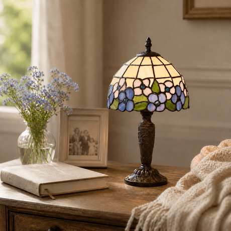 Forget - Me - Not Memorial Keepsake Lamp - The Comfort Company
