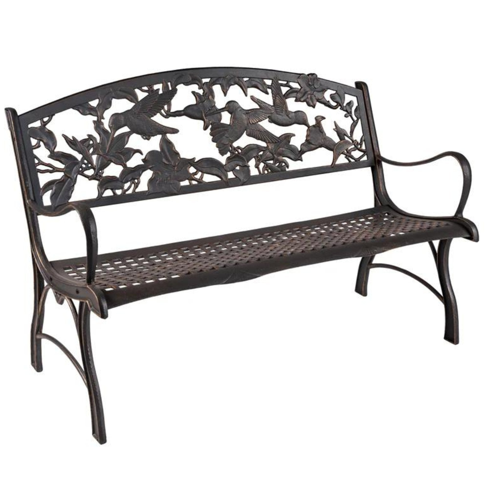 Hummingbird garden bench 2025