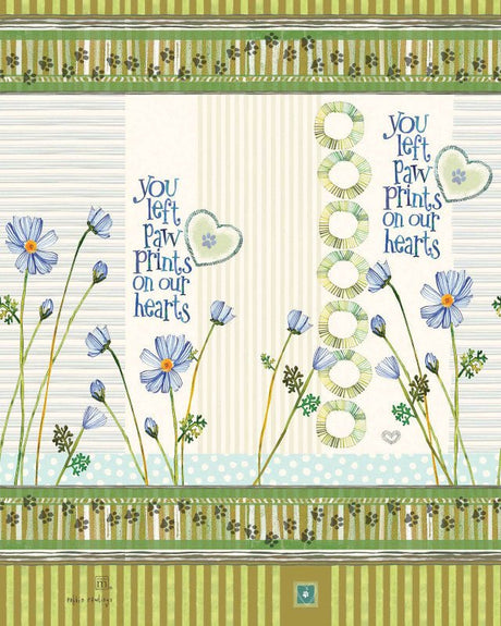 Loss of Dog Memorial | Paw Prints on Our Hearts - The Comfort Company