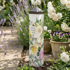 Memorial Garden Art Pole – In Loving Memory of My Mom - The Comfort Company