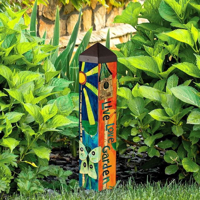 Memorial Garden Art Pole – Live Love Garden - The Comfort Company