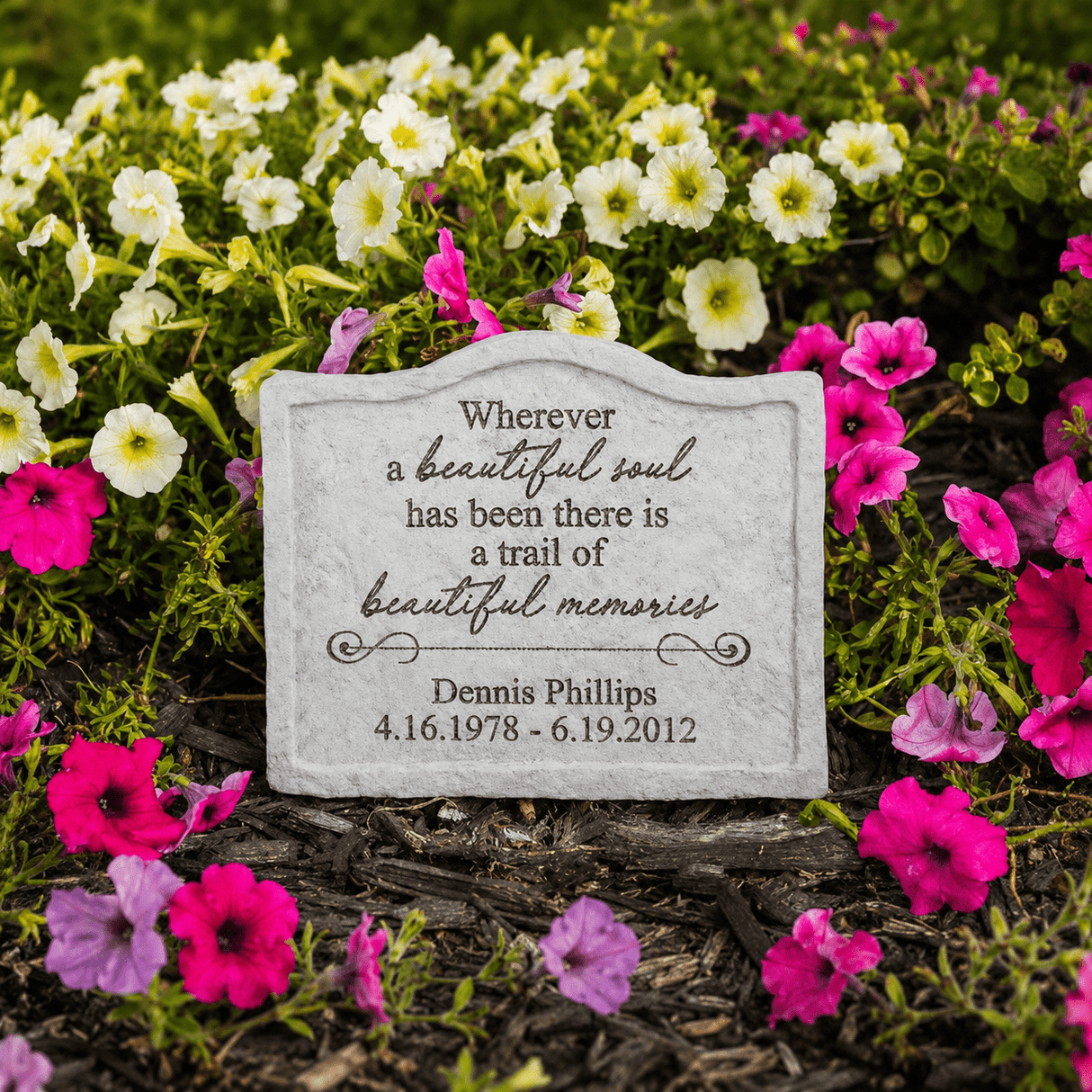 Memorial Garden Stake | Wherever a Beautiful Soul Has Been - The Comfort Company