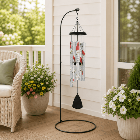 Memorial Wind Chime | Cardinals Appear - The Comfort Company
