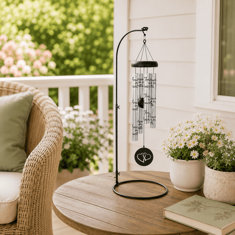 Memorial Wind Chime | Forever In Our Hearts - The Comfort Company