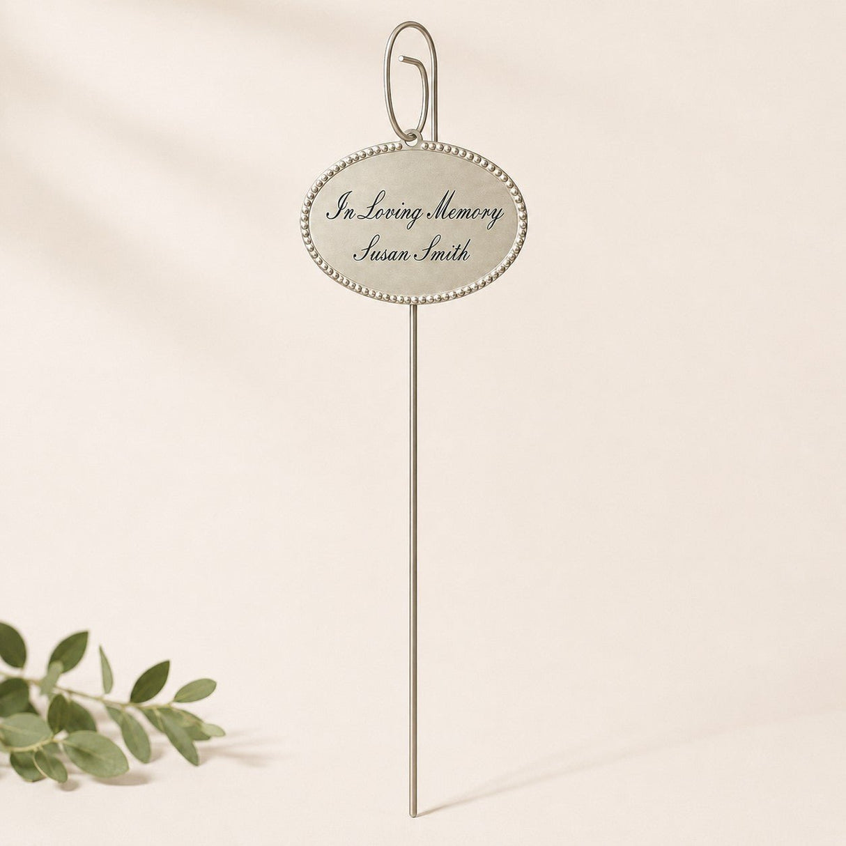 Personalized Memorial Tag Stake for Plants - The Comfort Company