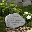 When Someone You Love Becomes a Memory |Memorial Garden Stone - The Comfort Company