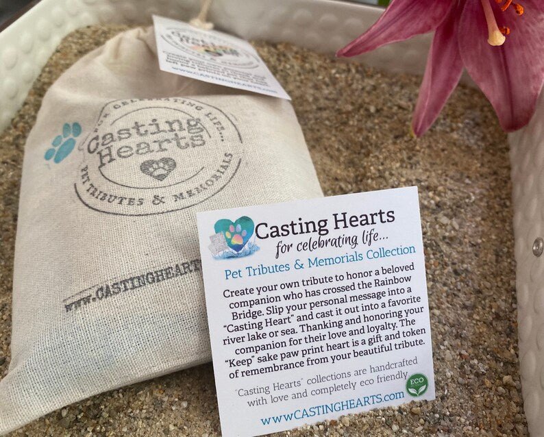 Casting Hearts Unique Pet Memorial & Tribute - The Comfort Company