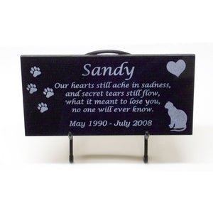 Cat Memorial | Custom Granite Cat Memorial - The Comfort Company