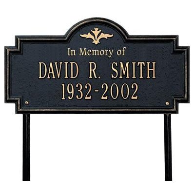 Custom Outdoor Memorial Plaques | The Comfort Company - The Comfort Company