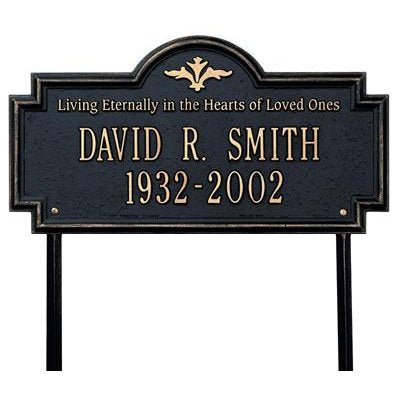 Custom Outdoor Memorial Plaques | The Comfort Company - The Comfort Company