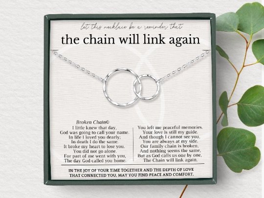 Eternal Rings - Broken Chain Necklace - The Comfort Company