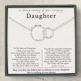 Eternal Rings Memorial Necklace for Loss of Daughter Gift - The Comfort Company
