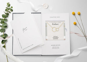 Eternal Rings Memorial Necklace for Loss of Father Gift - The Comfort Company