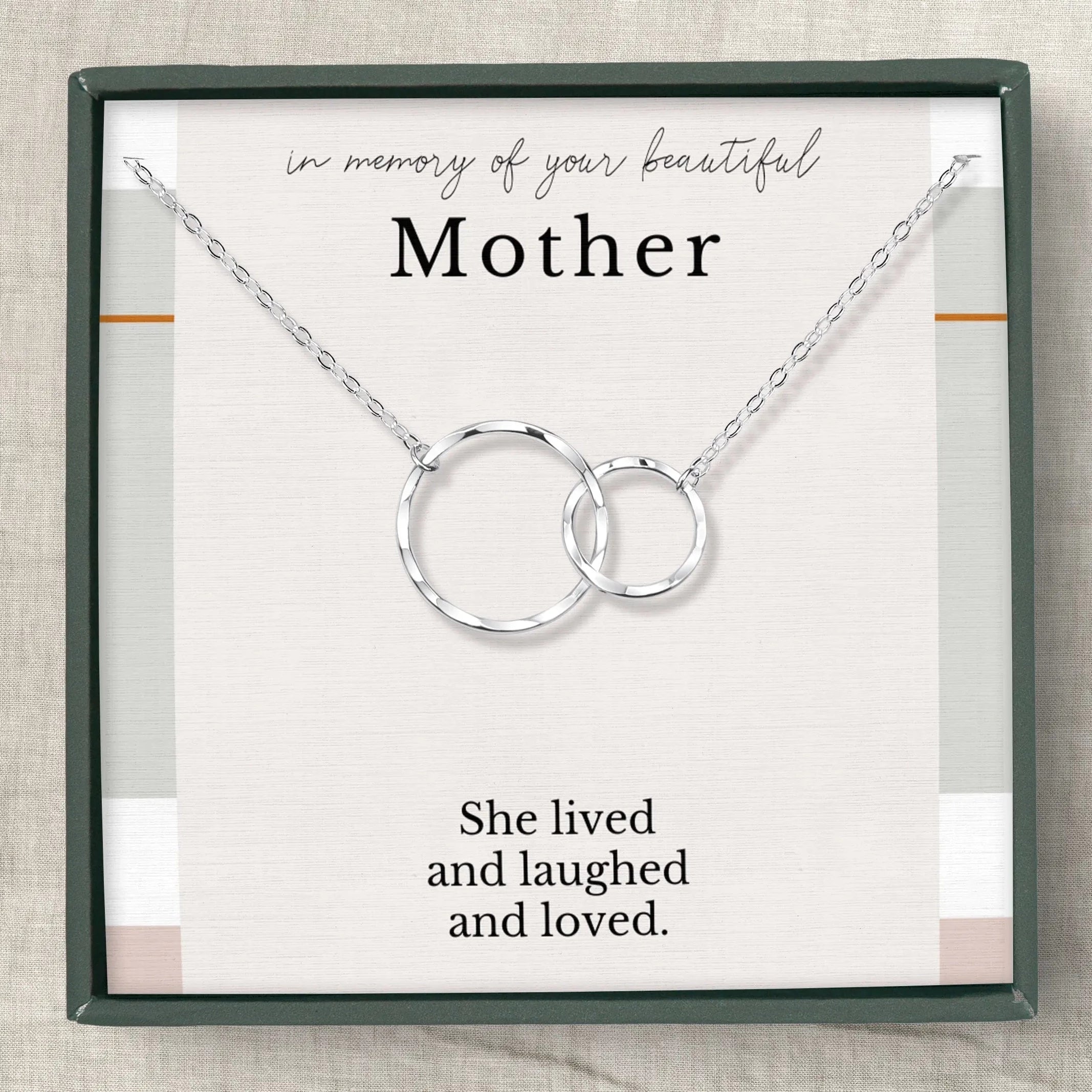 Necklace in memory of mom deals
