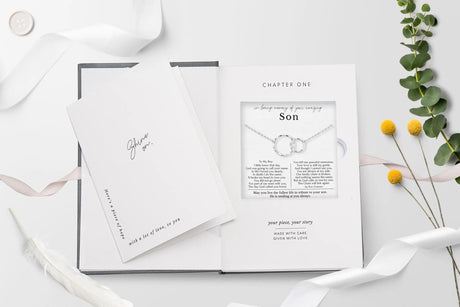 Eternal Rings Memorial Necklace for Loss of Son Gift - The Comfort Company