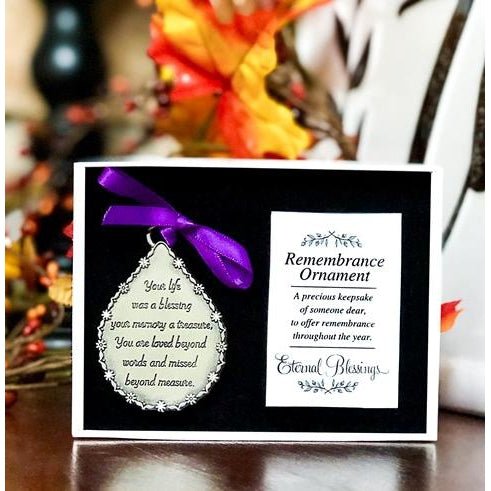 Gift-Boxed Memorial Ornament | Your Life Was a Blessing - The Comfort Company