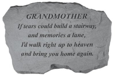 If Tears Could Build a Stairway Memorial Stone - The Comfort Company