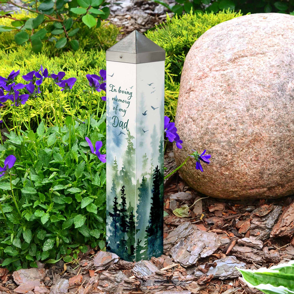 Loss of Dad Memorial Garden Art Pole - The Comfort Company