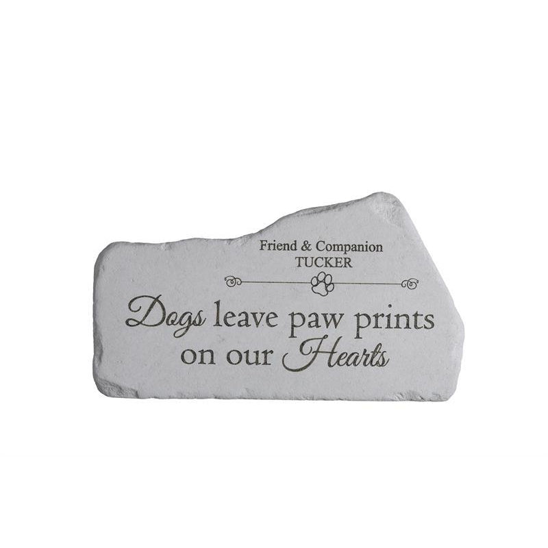 Loss of Dog Personalized Memorial Stone - The Comfort Company