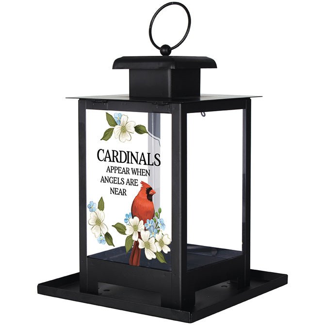Memorial Bird Feeder | Cardinals Appear - The Comfort Company