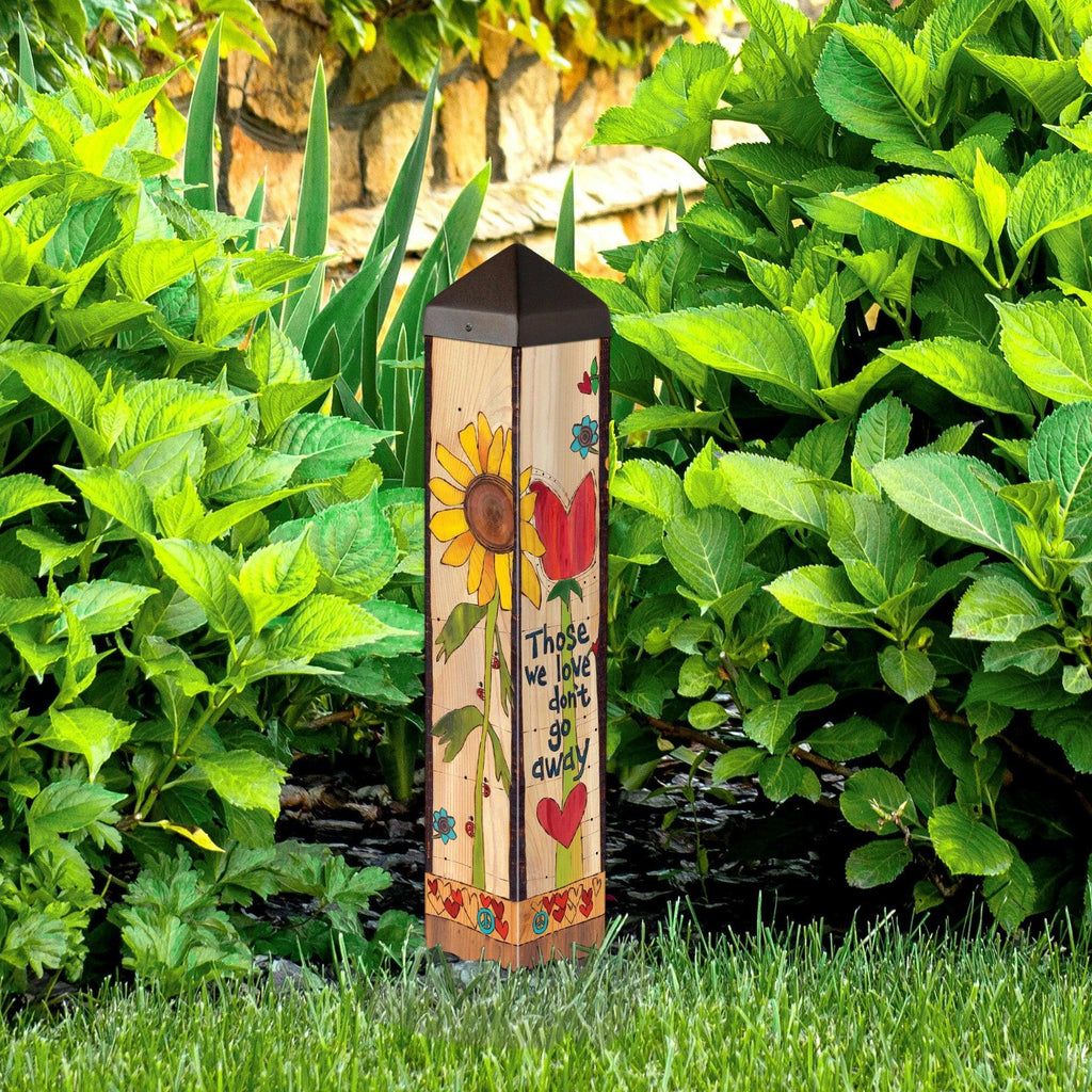 Memorial Garden Art Pole | With Us Everyday - The Comfort Company