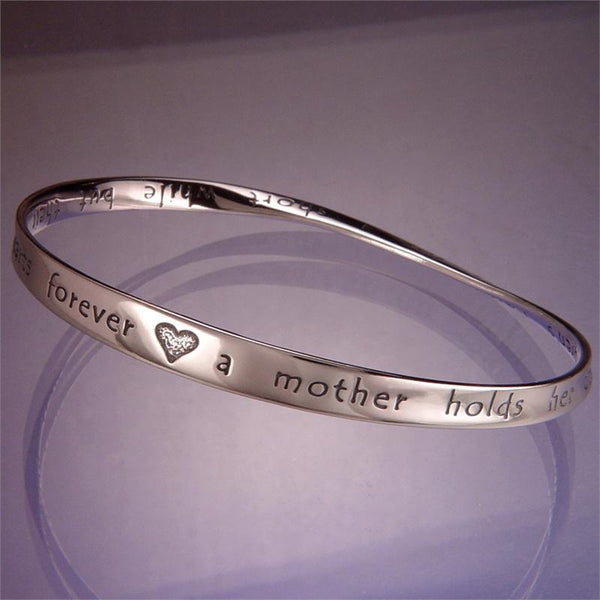 Bound Together Round Cut Bracelet, Sterling Silver