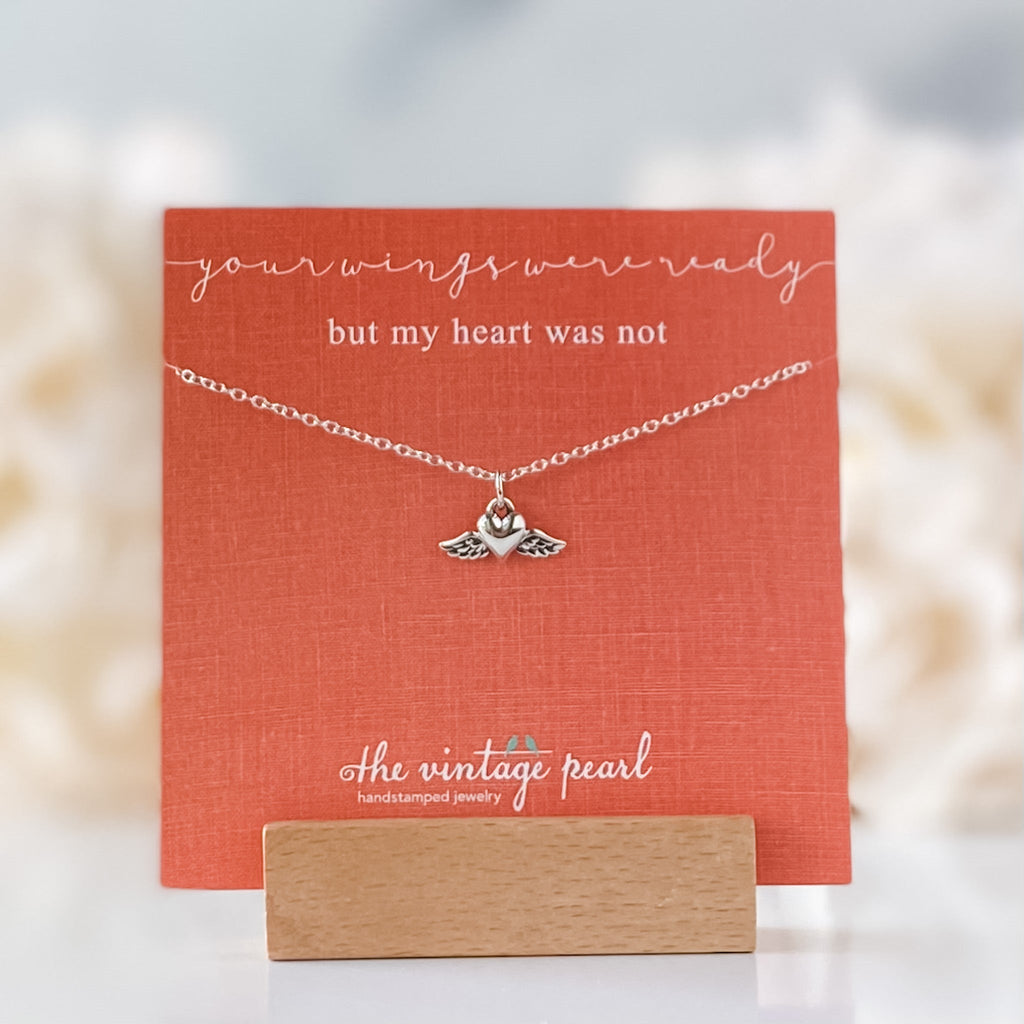 Memorial Necklace | Your Wings Were Ready - The Comfort Company