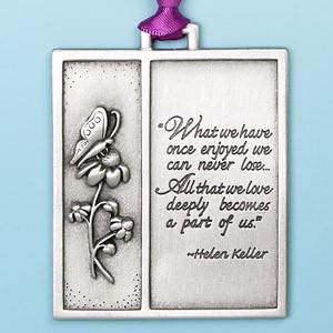 Memorial Ornament | All That We Love Deeply Becomes A Part Of Us - The Comfort Company