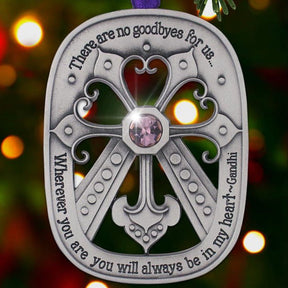 Memorial Ornament with Gandhi Quote - The Comfort Company