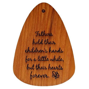 Memorial Wind Chime | Fathers Hold Our Hearts Forever - The Comfort Company