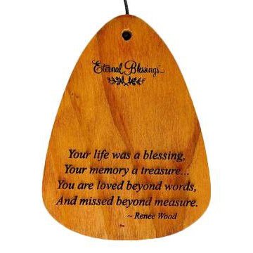 Memorial Wind Chime | Your Life Was A Blessing - The Comfort Company