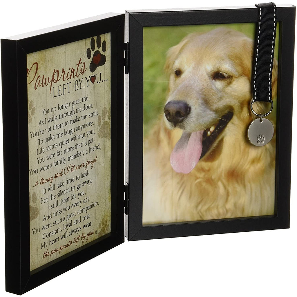 Pawprints Memorial Dog Frame | Pawprints Left By You - The Comfort Company