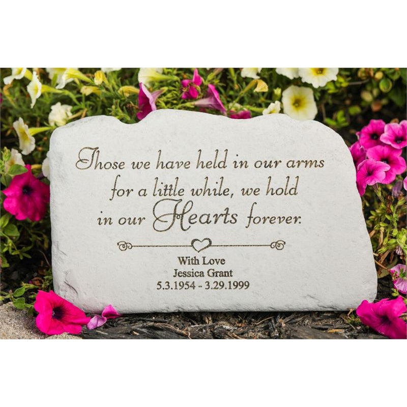 Personalized Garden Memorial | Hold In Our Hearts Forever - The Comfort Company