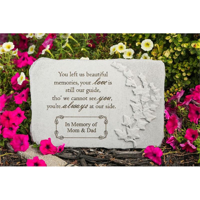 Personalized Garden Memorial | You Left Us Beautiful Memories - The Comfort Company