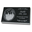 Personalized Granite Pet Memorial Marker with Photo - The Comfort Company