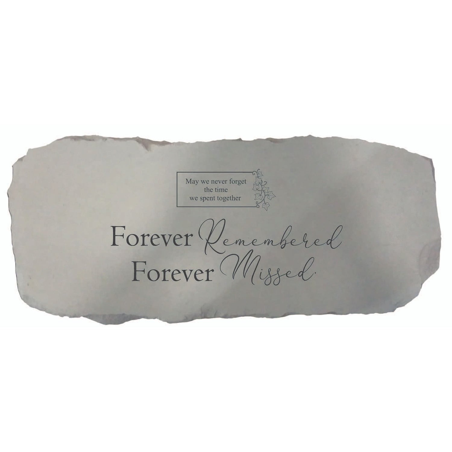 Personalized Memorial Bench | Forever Remembered Forever Missed - The Comfort Company