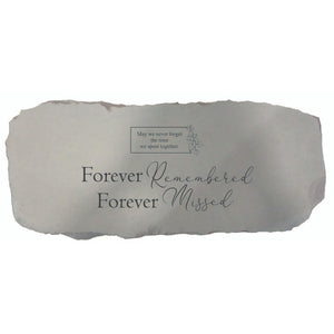 Personalized Memorial Bench | Forever Remembered Forever Missed - The Comfort Company